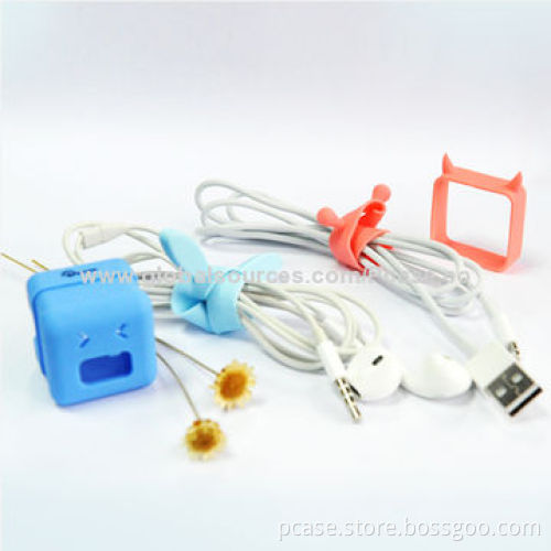 Silicon Cover Case for iPhone USB Adapter, Nice Designs for Decoration